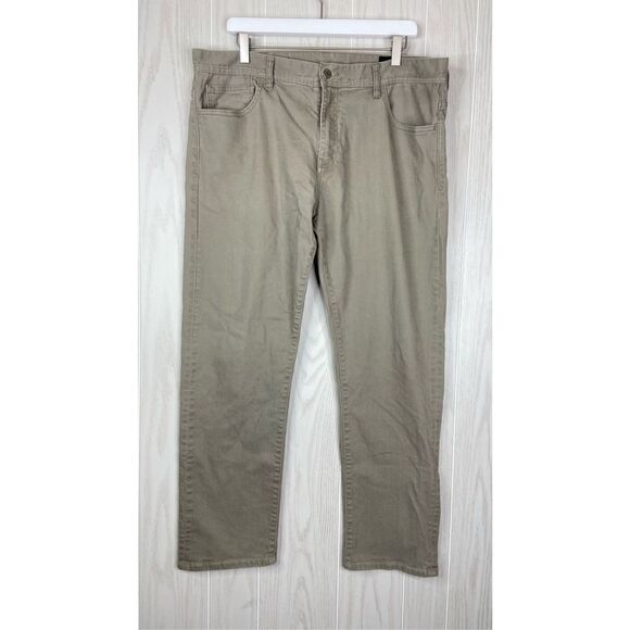 Armani Exchange Men's Army Green Five-Pocket Design Straight Jeans Size 38 - Picture 1 of 9